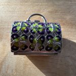 Judith Leiber for Neiman Marcus Vintage Butterfly Enameled Trinket Coin Pill Box