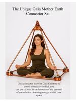 GAIA Mother Earth Copper Pyramid Connector Set Capstone & Corner Connectors