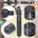 TUXING 4500Psi Pcp Air Tank 0.7L/42Ci Carbon Fiber Scuba Tank for Paintball Gun