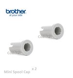 2x BROTHER GENUINE Small MINI Spool Cap Embroidery Stopper Holder XA5752121