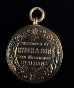 Ryder & Son St Albans Silver Gilt Medal 1909 Vaughton Birmingham