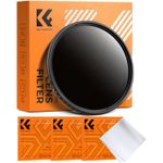 K&F CONCEPT 37-82mm Variable ND Filter ND2-400 Adjustable Fader Neutral Density