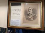 Framed Signed Hand written Letter from Field Marshall Sir Garnet Wolesley