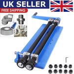 18" Bending Machine Sheet Metal Bead Roller Swager Plate Steel Body 6 Roll Sets