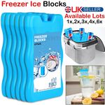 Reusable Freezer Cool Block Ice Pack Cooler Bag Picnic Travel Lunch Box
