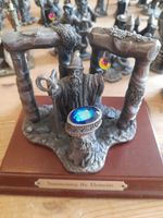 TUDOR Mint Myth and Magic Summoning the Elements Pewter and Crystal On Plinth