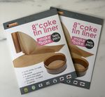 Toastabags 8” Cake Tin Liner Twin Pack, Reusable Non-Stick Baking Sheet x2 Packs