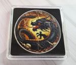 2024 American Silver Eagle Dragon of Darkness 1oz .999 Silver Colourised Coin