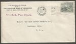 TRINIDAD AND TOBAGO 1923 Canadian Bank of Commerce Cover Port of Spain Machine