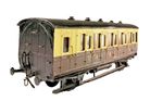 Shire Scenes S107 OO GWR Diagram T59 4Wheel Brake Third Class Coach Kit Unboxed.