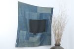 Early 20th Century Japanese Indigo-dyed Cotton Furoshiki Boro