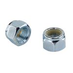 Nylon Insert Locking Nuts Steel BZP Hex UNF 1/4 5/16 3/8 7/16 1/2 5/8 3/4