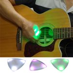 LED Guitar Pick Glow Guitar Pick Light up Guitar Pick for Bass Acoustic Guitar