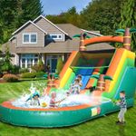 Commercial Inflatable Bounce House Water Slide With Blower for Kids and Adults