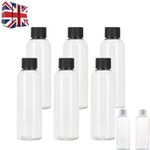 100ml  Travel Bottles Holiday Toiletries Screw Top UK Made 30% Recycled Plastic