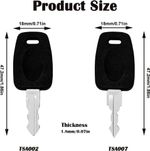 2 Keys TSA007 TSA002 Master Luggage Keys for TSA 007 002 Master Locks Universal