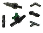 Tee Elbow Hose Fitting Garden Irrigation Pipe Connector 13mm ID 16mm OD