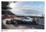 Lewis Hamilton "High Five" World Champion 2018 Limited Edition Art Print