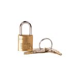 Ifam E15 Brass Mini Padlock, 15mm Shackle,  IF31500
