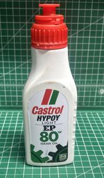 Vintage Castrol Hypoy Light EP 80W Gear Oil Unopened.