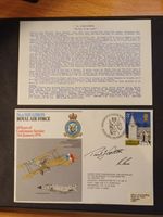GB Cover RAF 6 Squadron 60 Years Service 1974  signed flown from Farnborough
