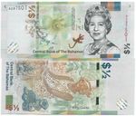 Bahamas Fifty Cents 1/2 Dollar 2019 UNC Queen Elizabeth II