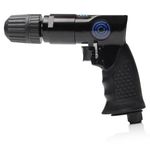 SGS 3/8" Keyless Air Drill, Reversible w/ Rubber Grip, Variable Trigger Air Tool