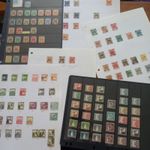Palestine stamps M&U hinged on leaves or Hagners, various as priced