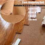 Cork Underlay Roll Various Lengths & Widths, Alaivale in 2mm 3mm 4mm 5mm Thick