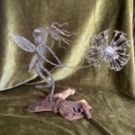 Bespoke Wire Dandelion Fairy Sculpture, Fairy Sculpture, Wire Fairy, faerie 