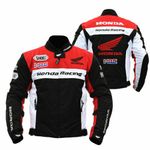 Honda HRC Motorcycle Jacket Men's Protective Breathable Cycling Zipper Tops Coat