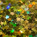 SFXC® Golden Star Holographic Chunky Glitter