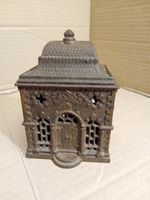 1896 CAST IRON "HOME SAVING BANK" BUILDING STILL BANK  BY J. & E. STEVENS