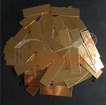 100 X BLANK TROPHY PLAQUES PLATES SUITABLE FOR ENGRAVING SELF ADHESIVE
