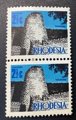 Rhodesia, 1970, 25c mint pair, MNH. #117