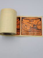Cargo Aircraft Only Label Peel Off Paper Adhesive Shipping Labels 120mm x 110mm