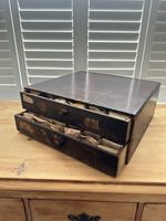 Antique Watch Makers Drawers With Original Lenses Very Rare Vintage Collectible