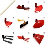 Hoe Cultivator Hand Fork Digging Dutch Wooden Handle Gardening Tools Garden