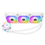Thermalright 360mm AIO Liquid CPU Cooler 3x120mm PWM Fans 1850RPM ARGB – White