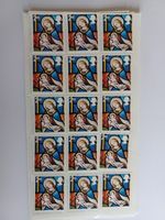 100+ 2nd class Xmas 'Madonna' stamps, with gum' unfranked/not cancelled,