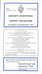 Bishop’s Stortford V Bishop Auckland - 1972/73 FA Amateur Cup 2R - 06-Jan-73