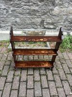 A Victorian Pine Wall Shelf / Rustic Pine Shelf Rack / Pine Spice Rack