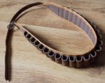 LEATHER SHOTGUN CARTRIDGE BELT  HOLDS 25