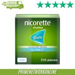 Nicorette Gum 2mg Icy White – 210 Pieces 100% ORIGINAL ⭐⭐⭐⭐