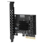 Expansion Card PCIE to 6Port SATA3.0 Hard Disk 6G PCIE3.0 GEN3 4X Interface Hub