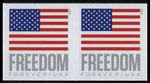 US #5789Ab #5789 Freedom Flag (BCA) imperf error imperforate pair XF NH NEW FIND