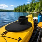 Kayak Spray Skirt Matte Finish Spray Skirt Tear-Resistant for Kayaking,