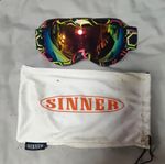 SINNER Toxic Ski Goggles Mirrored Lens UV400 Adjustable for Ski/Snowboard