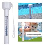 Waterproof Swimming Pool Floating Thermometer Water Temperature Gauge Bathtub
