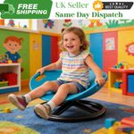 Sensory Swivel Rotating Chair for Kids 360° Spinning ADHD Autism Balance Blue UK